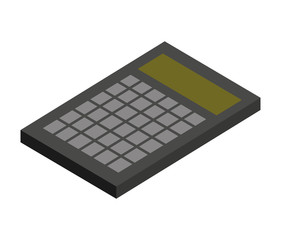 calculator digital math icon