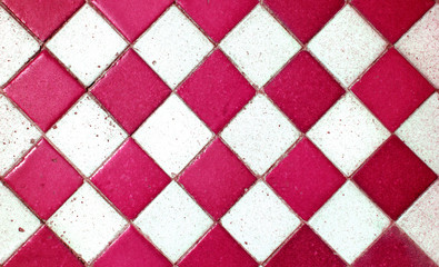 Fototapeta premium Old Pattern Square Tile Texture/Floor