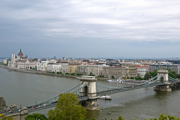 Fototapeta premium Panoramic view of Budapest, HUNGARY.