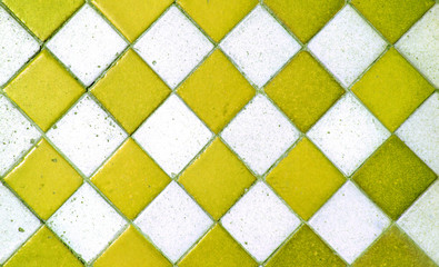 Old Pattern Square Tile Texture/Floor
