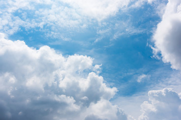 blue sky with clouds