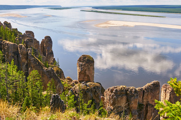 Lena Pillars National Park, view from upstairs