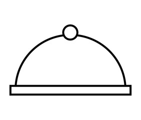 tray server dish isolated icon