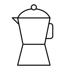 Obraz premium coffee teacup isolated icon