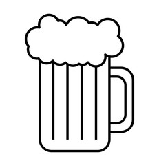 fresh beer container isolated icon