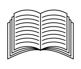 book text school icon vector isolated graphic