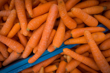 Organic carrot.Carrots. Fresh organic carrots. Background textur