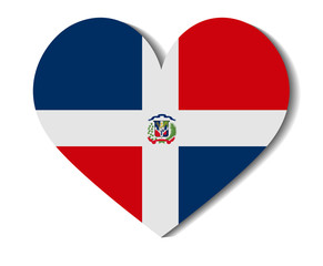 heart flag dominican republic