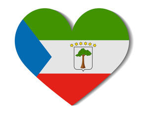 heart flag equatorial guinea