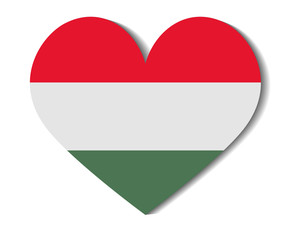 heart flag hungary