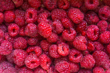 raspberries background