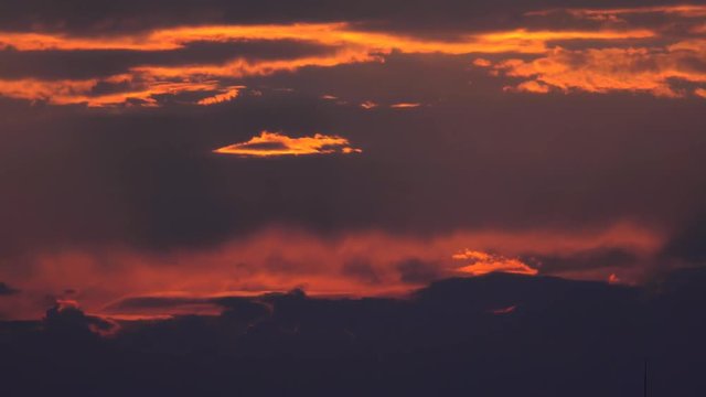4K・日没後の空の変化_3-508