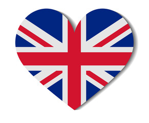 heart flag united kingdom