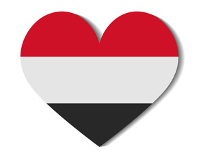 heart flag yemen