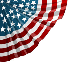 Obraz premium American flag ribbon 