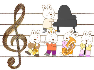 ウサギのコンサート