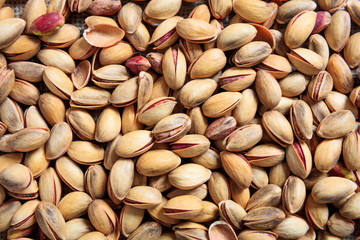 Pistachios as full background