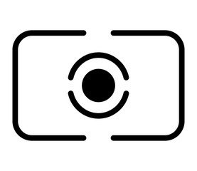 target photographic isolated icon