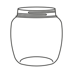 cute mason jar isolated icon