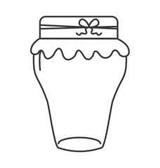 cute mason jar isolated icon