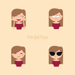 girl expression faces