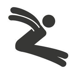 athlete sport figure silhouette
