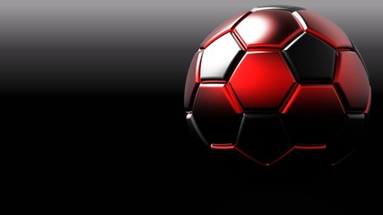 Soccer ball. 3D illustration. 3D CG.