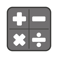 Obraz premium calculator app isolated icon