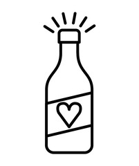 heart love romantic isolated icon