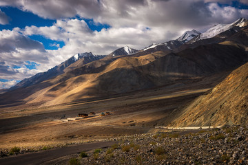 Pangong Lake in Kashmir, Leh, Ladakh, India.