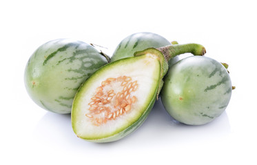 Thai Eggplant on white background