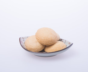 cookies or butter cookies on a background.