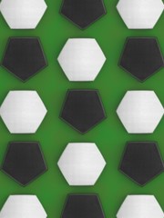 Football (Soccer) Background. 3D illustration. 3D CG.