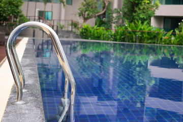 Swimming pool of luxury hotel, Thailand
