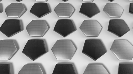 Football (Soccer) Background. 3D illustration. 3D CG.