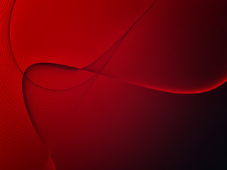 Abstract technology red background with curved mesh texture