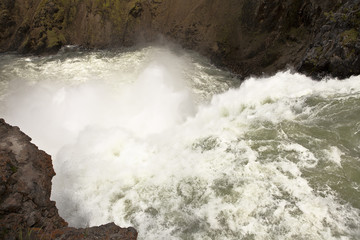 Maelstrom at upper Yellowstone Falls