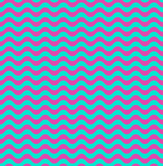 Pink and blue waves seamless background