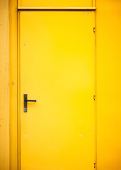 yellow door
