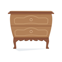 Commode funiture vector