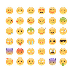 Adorable classic emoticon design