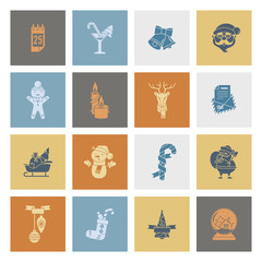 Christmas and Winter Icons Collection