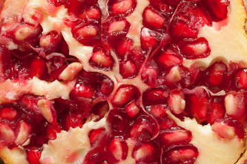 Pomegranate. Food background