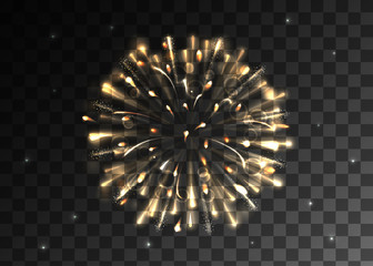 VECTOR eps 10. Glowing collection. Firework, light effects isolated and grouped. . Transparent sunlight lens flare. Shining elements and stars.