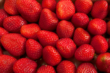 Strawberries background