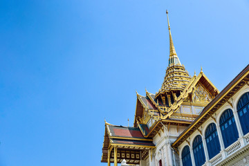 Golden Spire of the Grand Palace in Bangkok