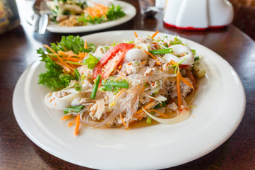 spicy vermicelli salad