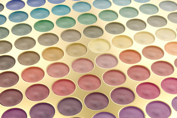 eye shadow in gold palette