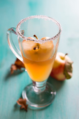 Apple cider or fruit tea