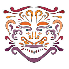 Ethnic pattern in vector